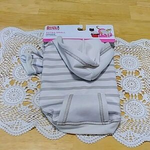 New Boots & Barkley Striped Hoodie for XSmall for Cats or Dogs